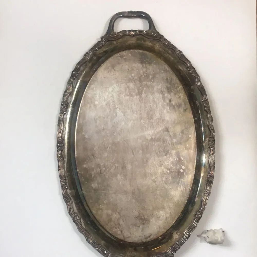 F.P ROGERS SILVER TRAY SERVICE VINTAGE - Picture 5 of 13